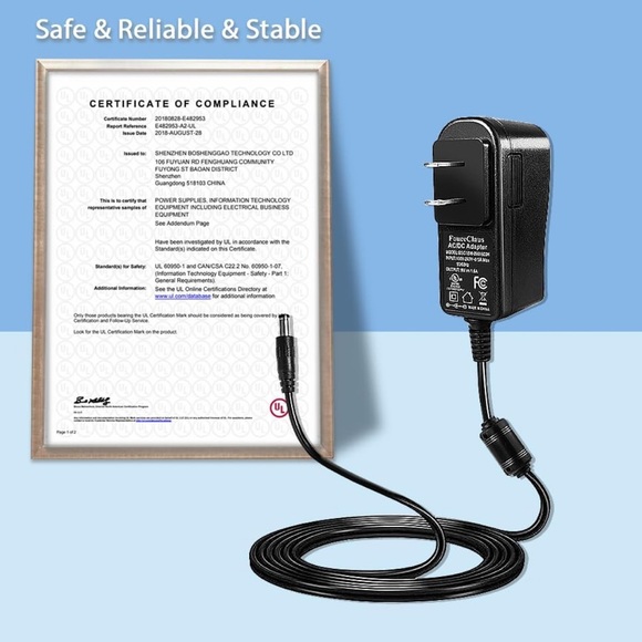 FouceClaus AC DC Power Supply Adapter Charger - Picture 6 of 9